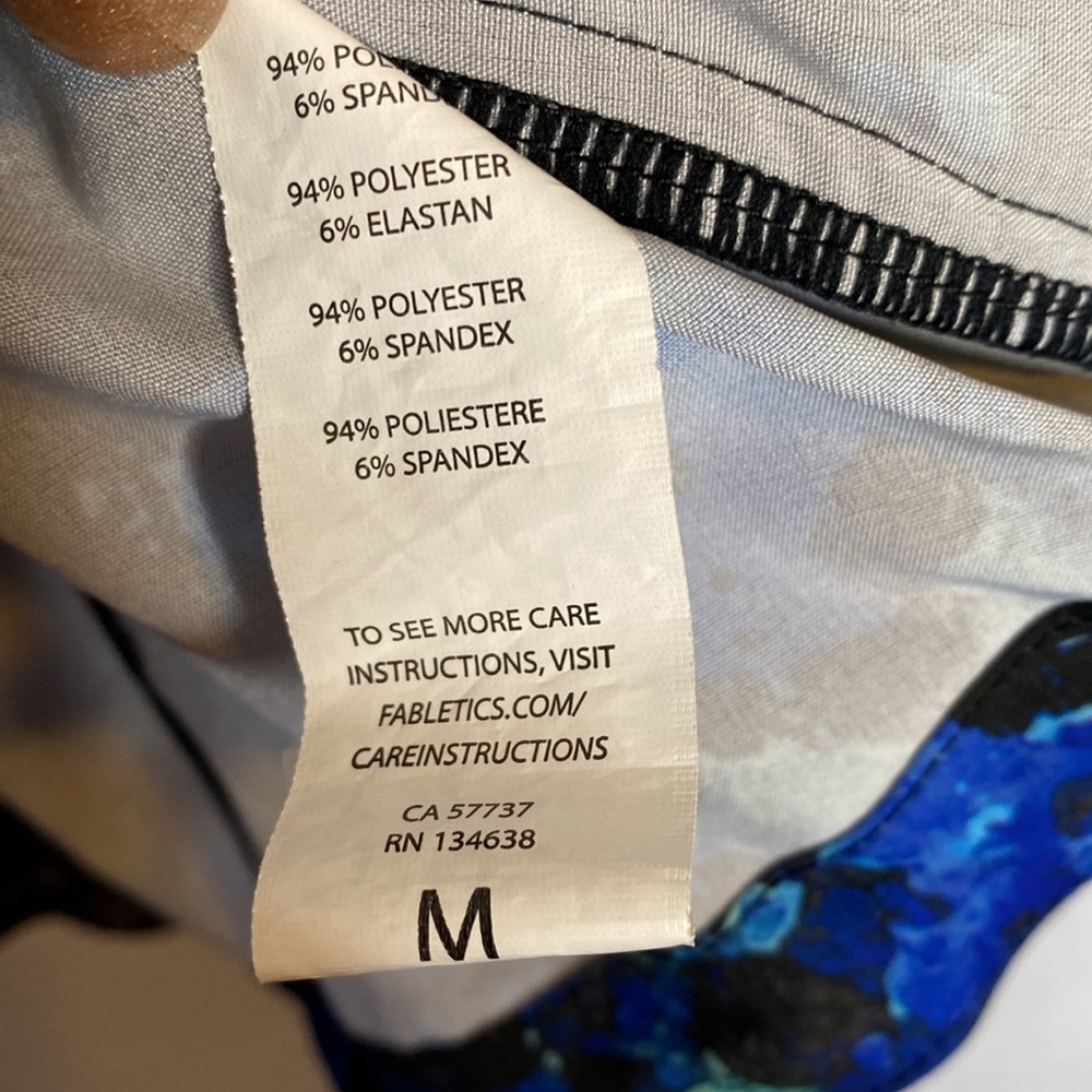 Fabletics Colorful Womens Lightweight Jacket Size… - image 4